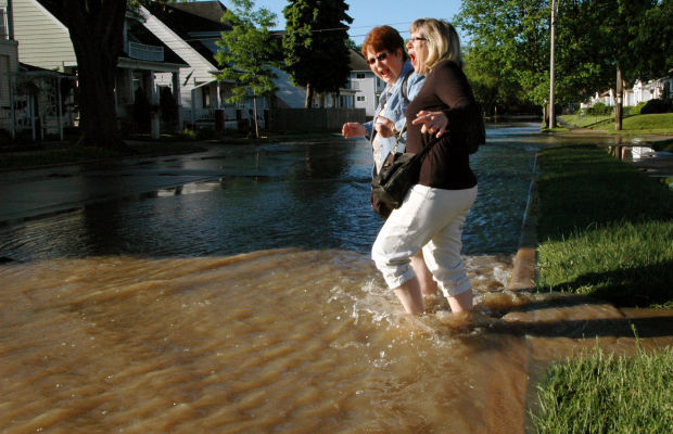 June 2008 flooding, June 10